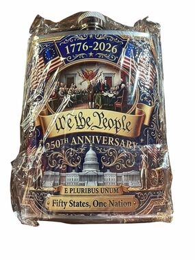 NWT America 250th Anniversary Commemorative Flask - We The People 1776-2026
